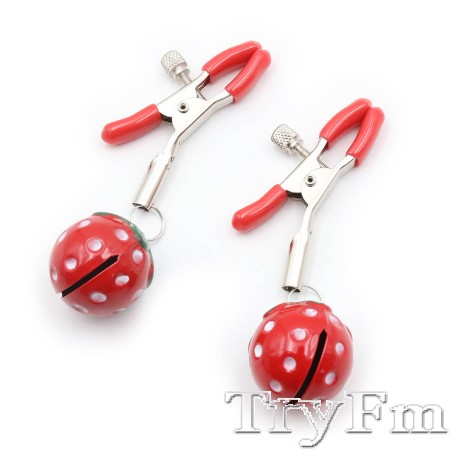 Red Strawberry Nipple Clamp