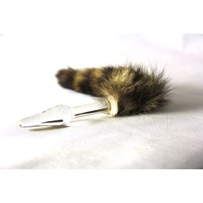 Animal Tail Small Glass Butt Plug