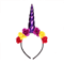 Cute Unicorn Purple Horn